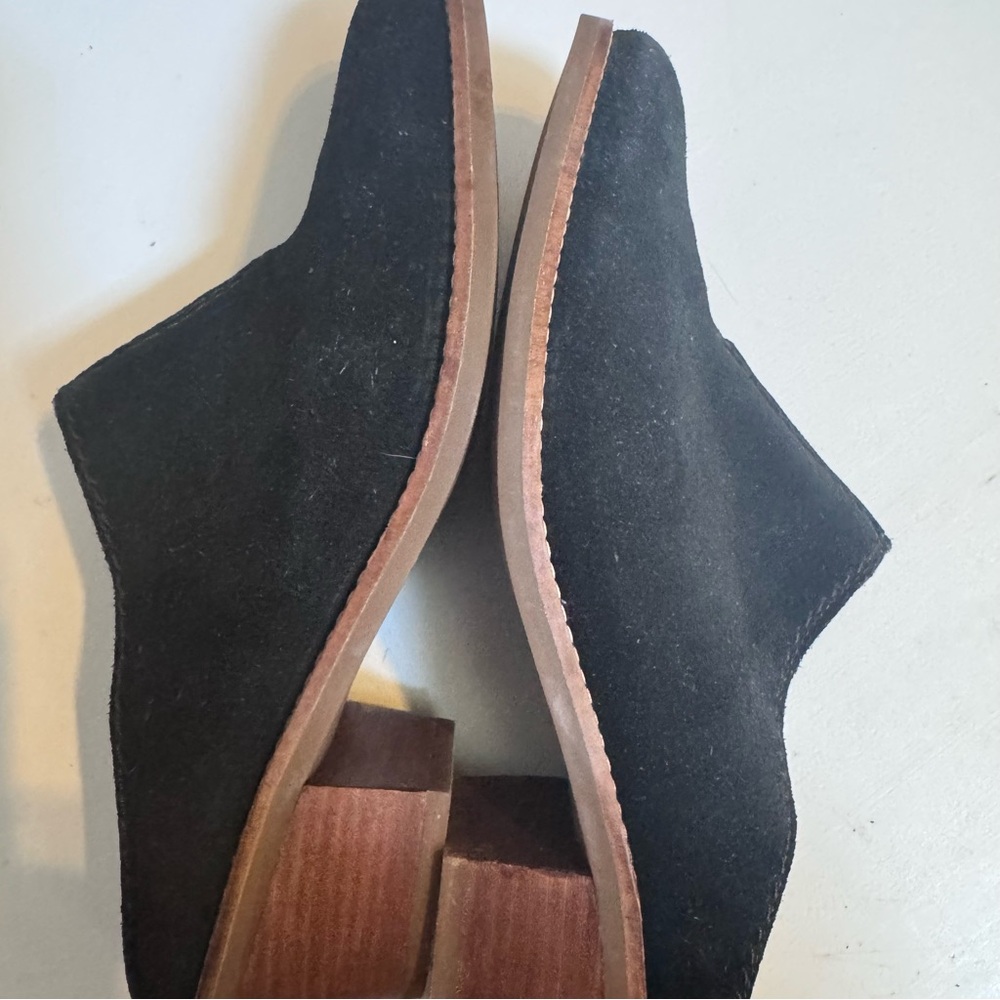 Cole Haan Women's Andi Black Suede Mules Loafer - Picture 8 of 11